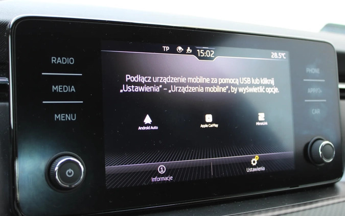 Skoda Kamiq cena 89900 przebieg: 80000, rok produkcji 2020 z Nowy Staw małe 277